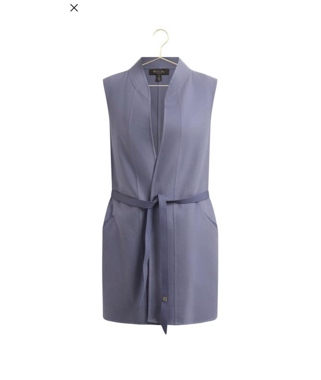 LORO PIANA Фиолетовый кашемировый жилет, фото 3