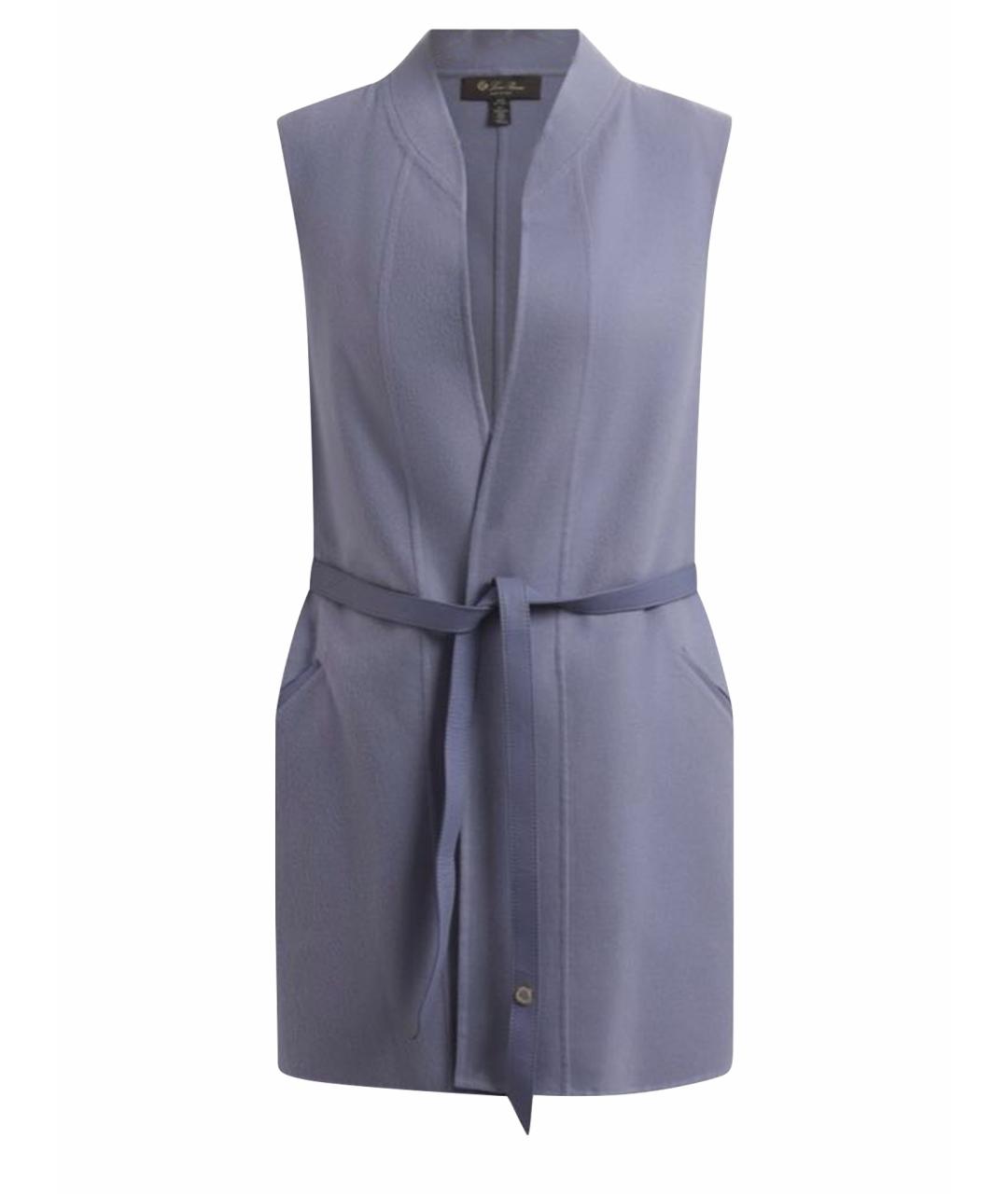 LORO PIANA Фиолетовый кашемировый жилет, фото 1