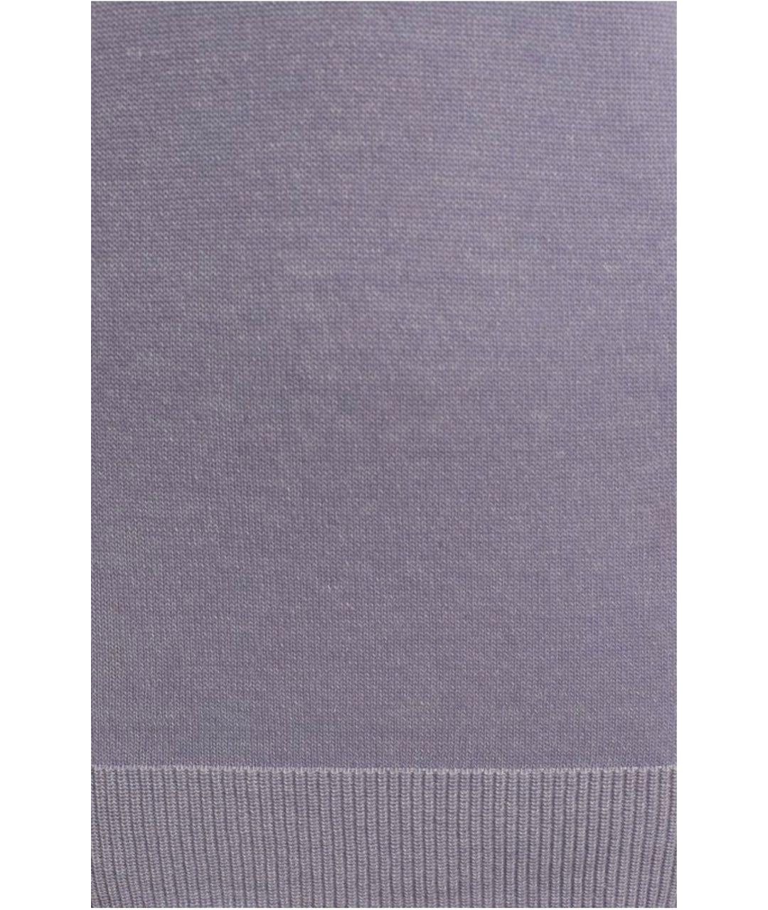 LORO PIANA Фиолетовый кашемировый джемпер / свитер, фото 4