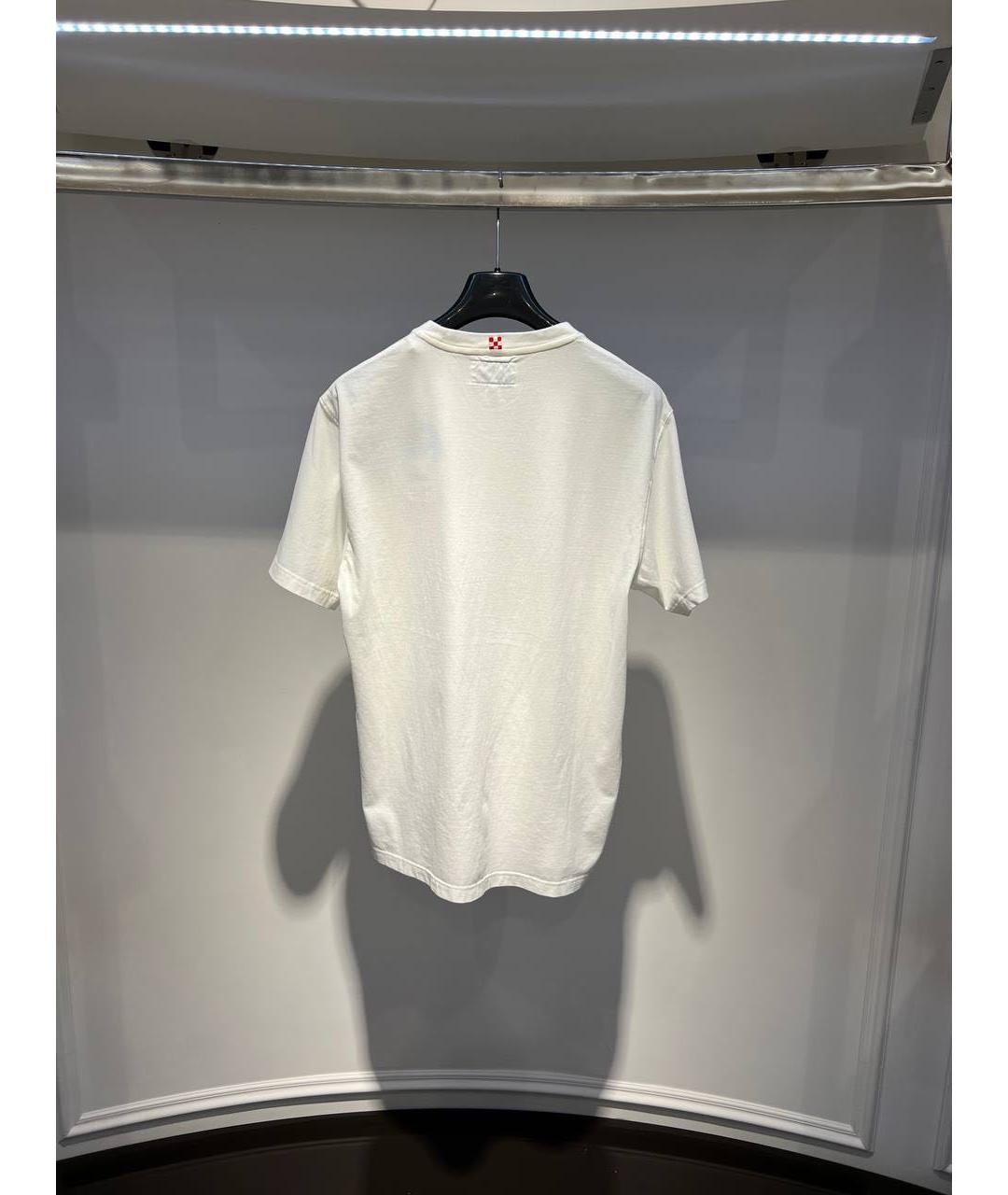 MC2 SAINT BARTH Белая хлопковая футболка, фото 3
