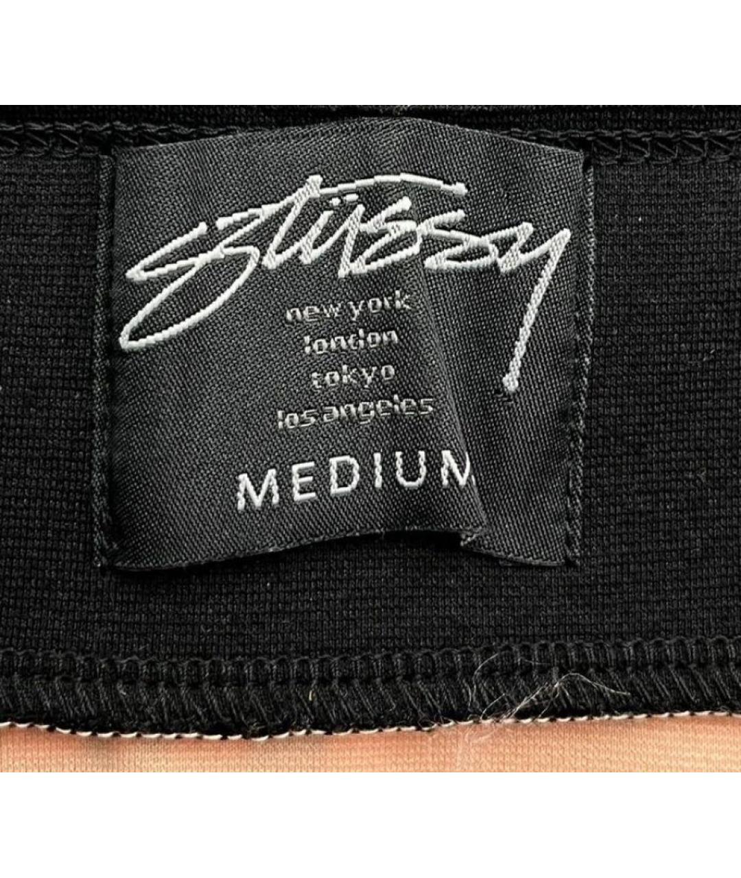 STUSSY Коралловая хлопковая юбка миди, фото 4