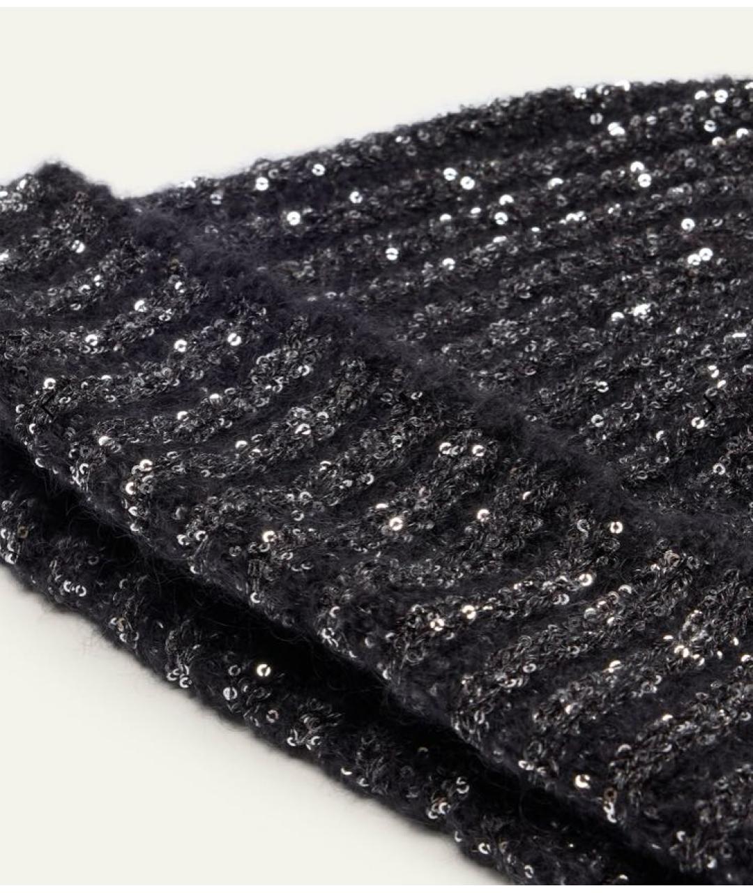 BA&SH Черная шерстяная шапка, фото 3