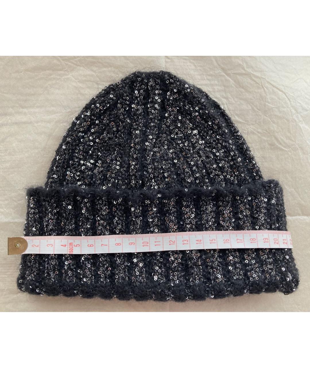 BA&SH Черная шерстяная шапка, фото 5