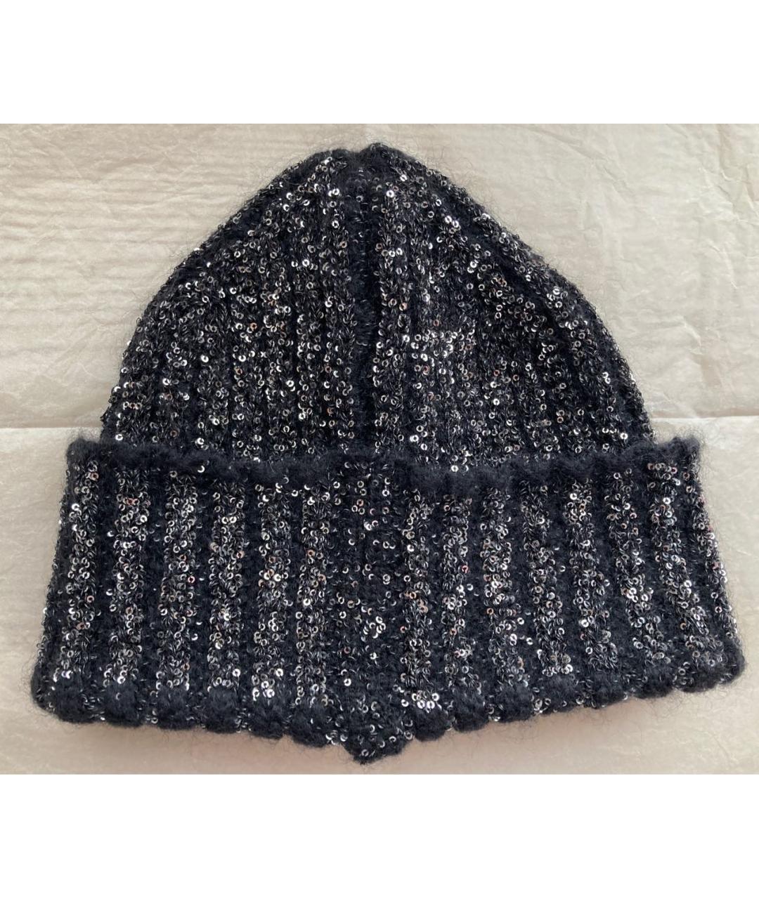 BA&SH Черная шерстяная шапка, фото 2