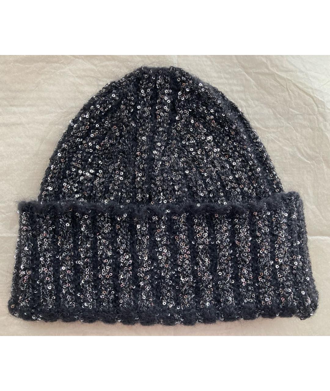 BA&SH Черная шерстяная шапка, фото 9