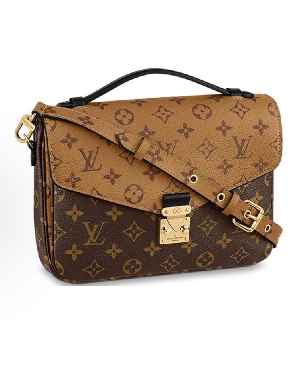 LOUIS VUITTON Коричневая сумка через плечо, фото 6