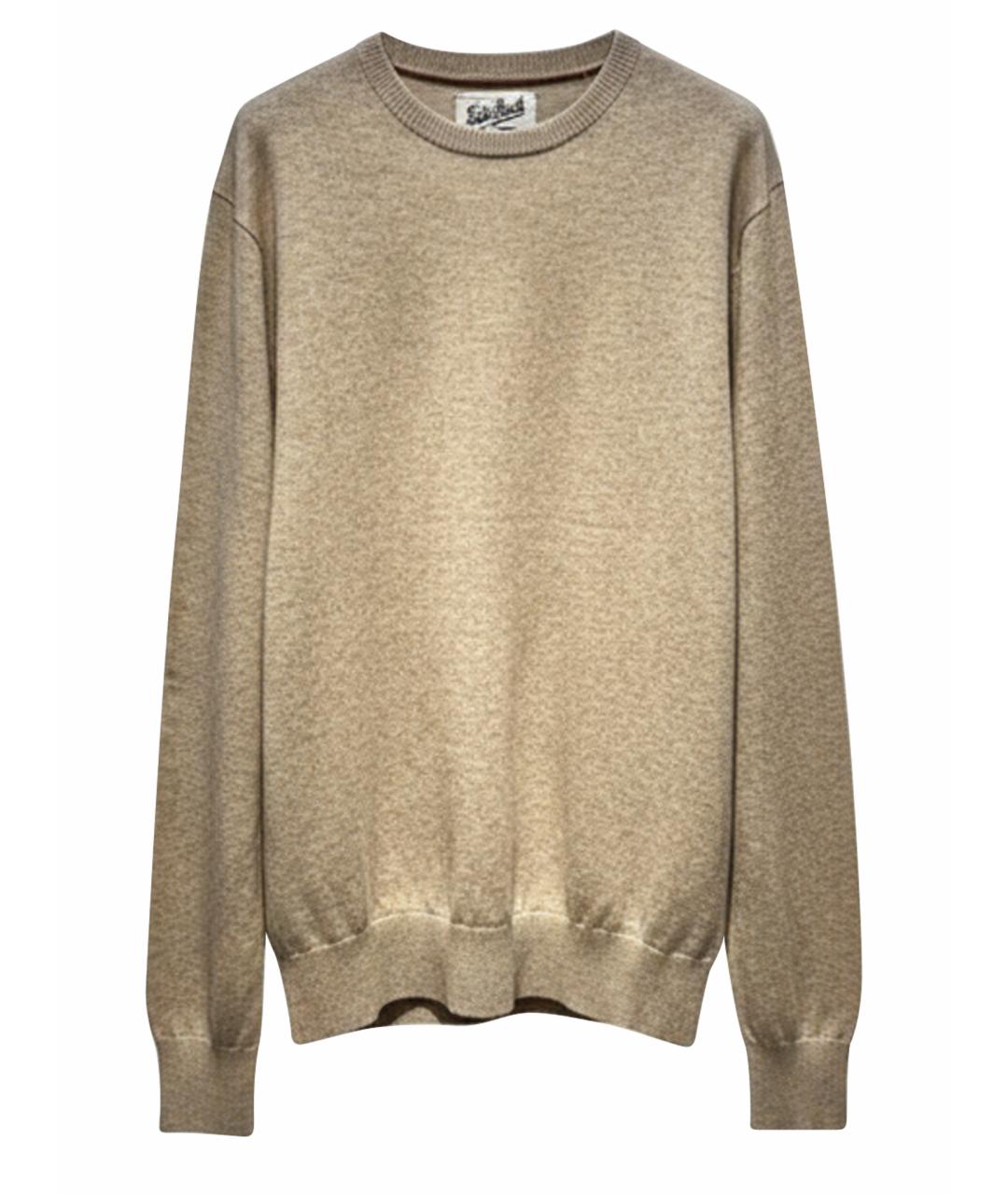 MC2 SAINT BARTH Бежевый шерстяной джемпер / свитер, фото 1