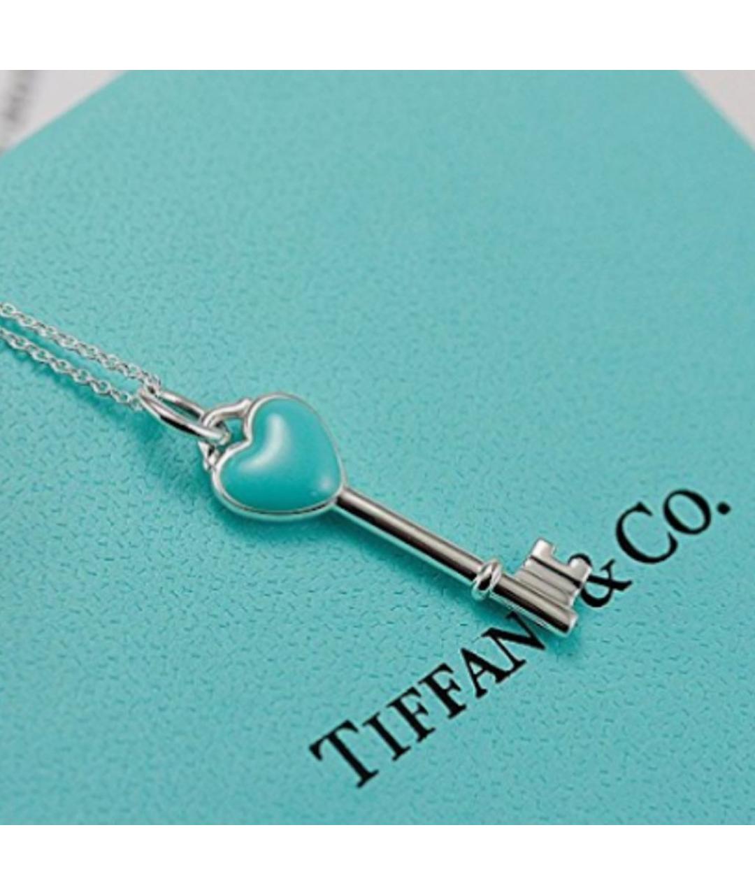 TIFFANY&CO Бирюзовый серебряный кулон, фото 2