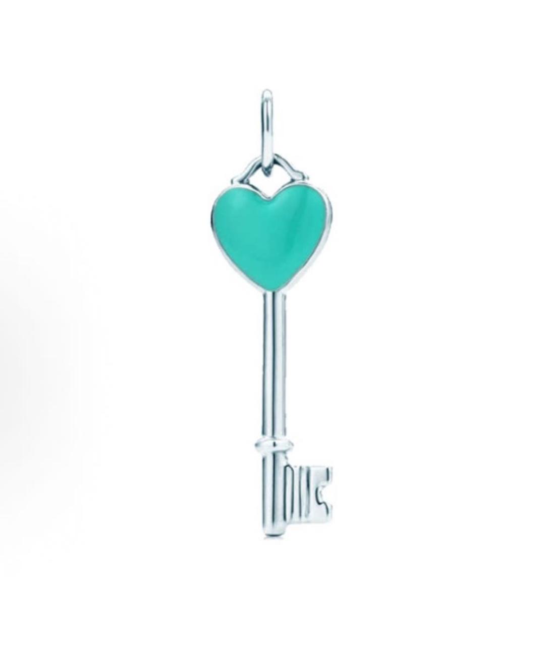 TIFFANY&CO Бирюзовый серебряный кулон, фото 1