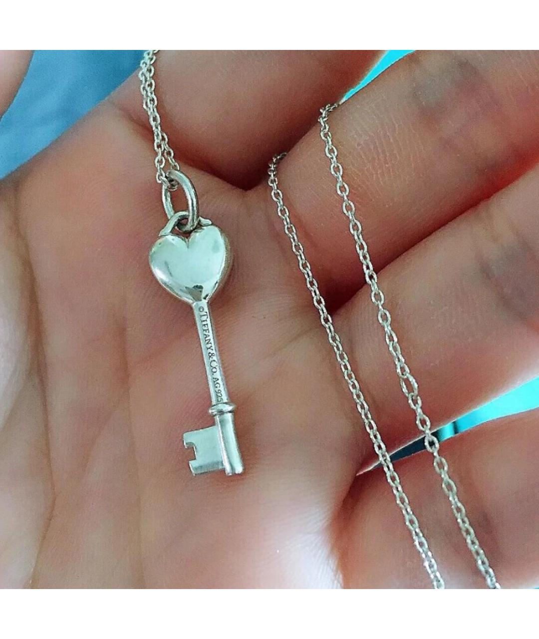 TIFFANY&CO Бирюзовый серебряный кулон, фото 6