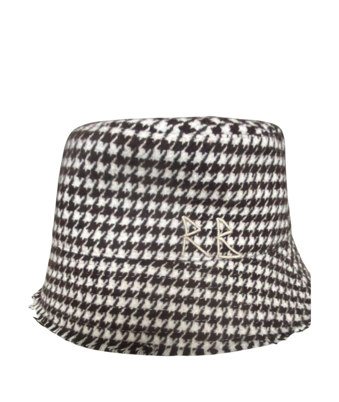 RUSLAN BAGINSKIY Коричневая шерстяная панама, фото 2