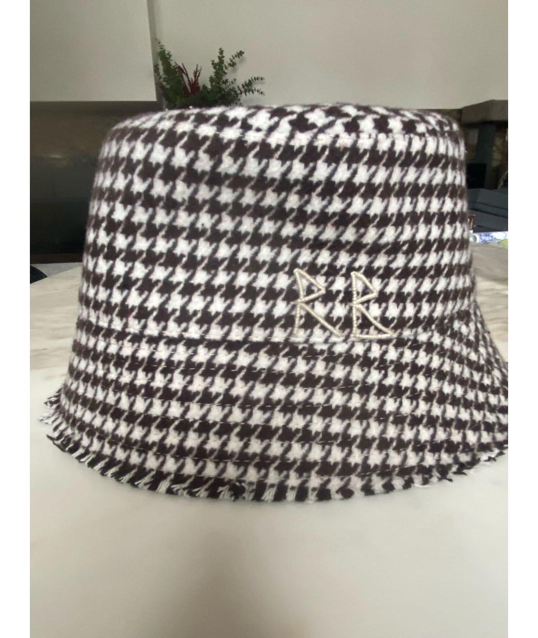 RUSLAN BAGINSKIY Коричневая шерстяная панама, фото 5