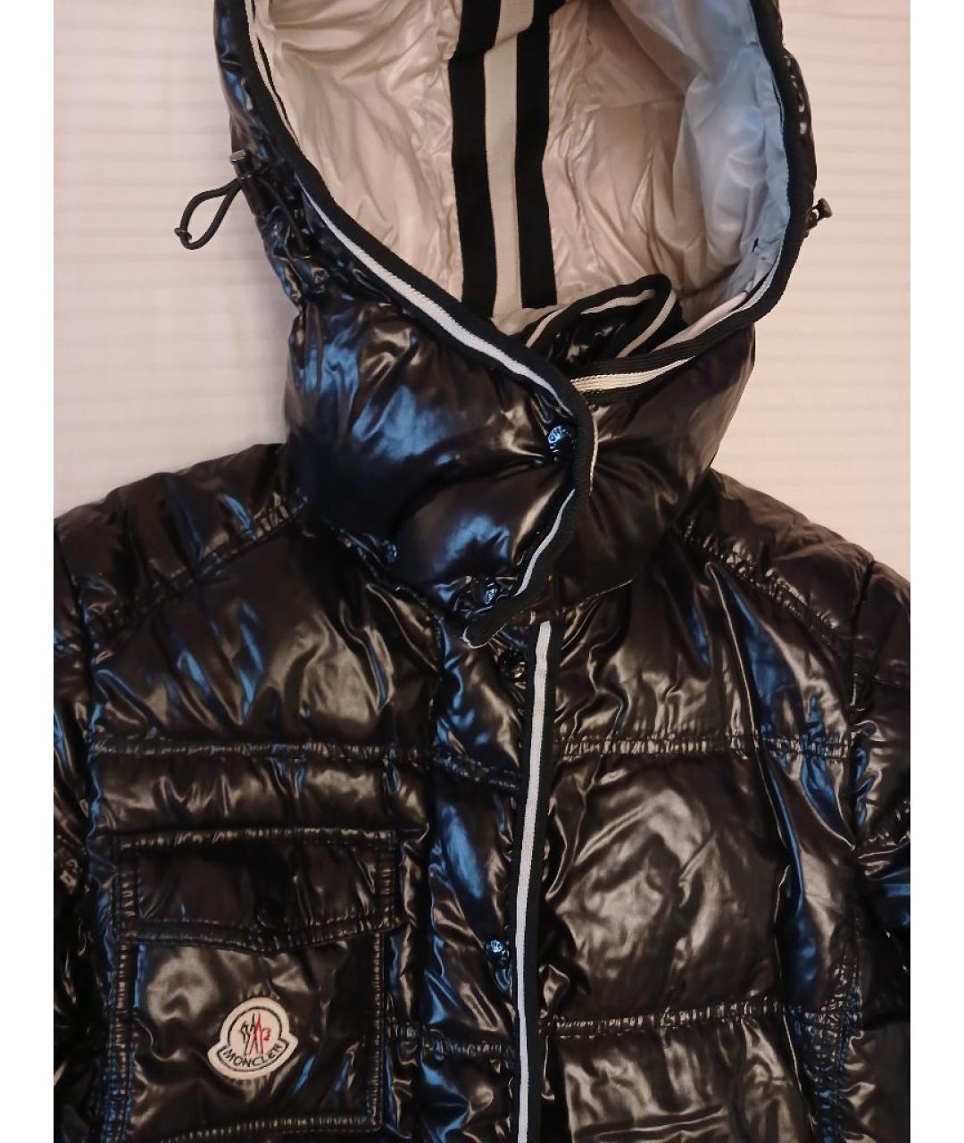 MONCLER GRENOBLE Черный пуховик, фото 4