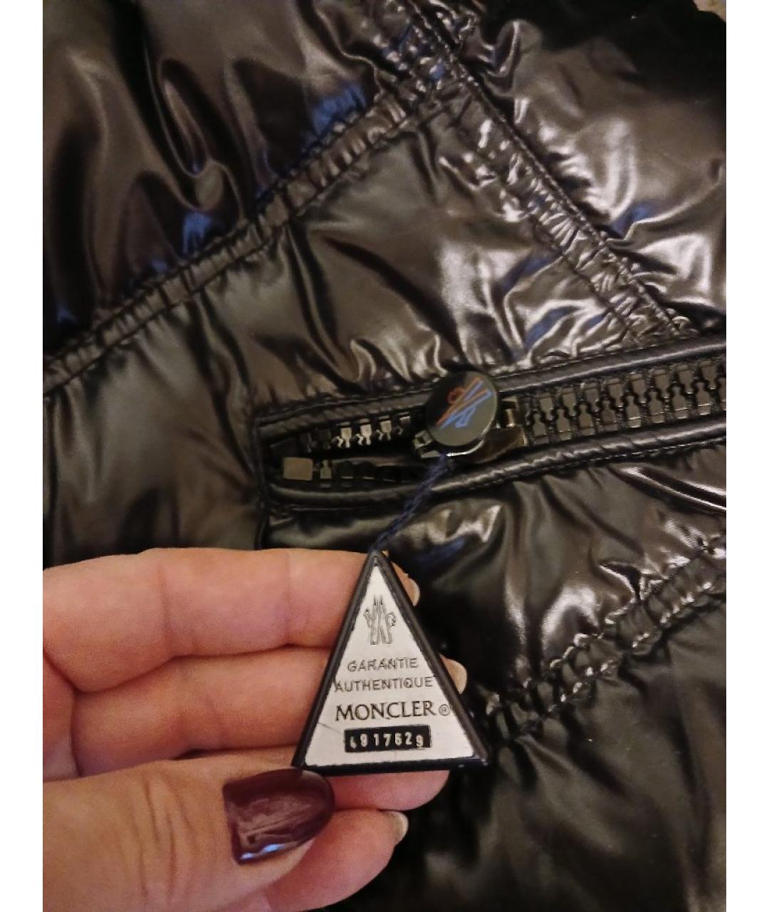 MONCLER GRENOBLE Черный пуховик, фото 5