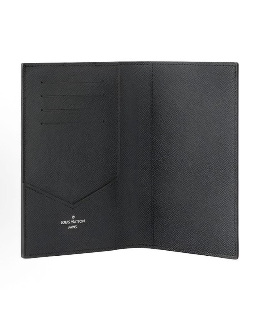 LOUIS VUITTON Антрацитовый кардхолдер, фото 3
