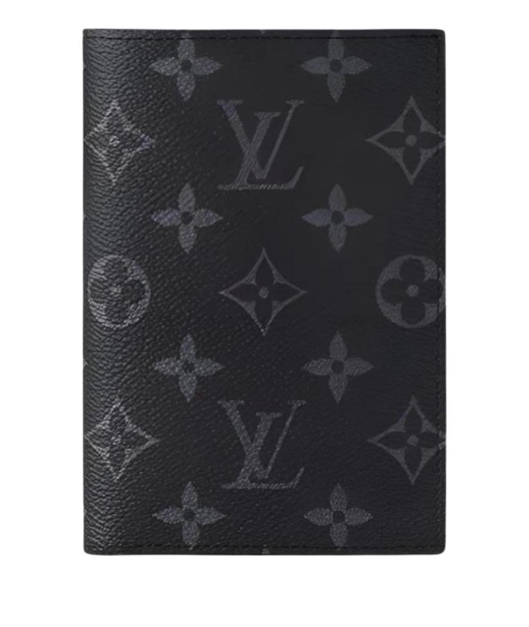 LOUIS VUITTON Антрацитовый кардхолдер, фото 1