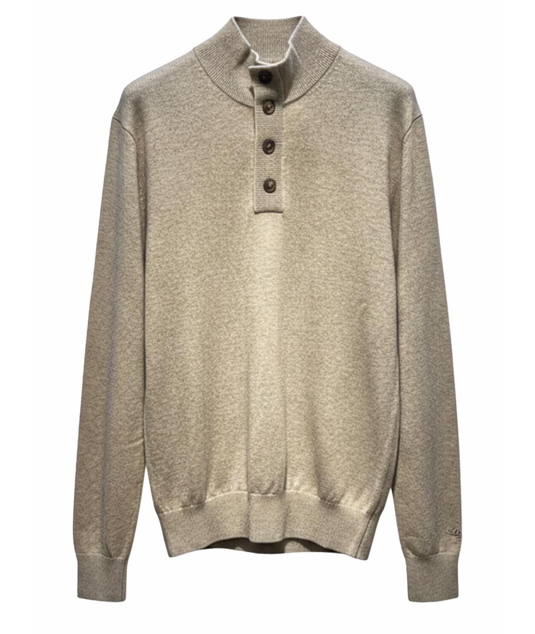 MC2 SAINT BARTH Бежевый шерстяной джемпер / свитер, фото 1