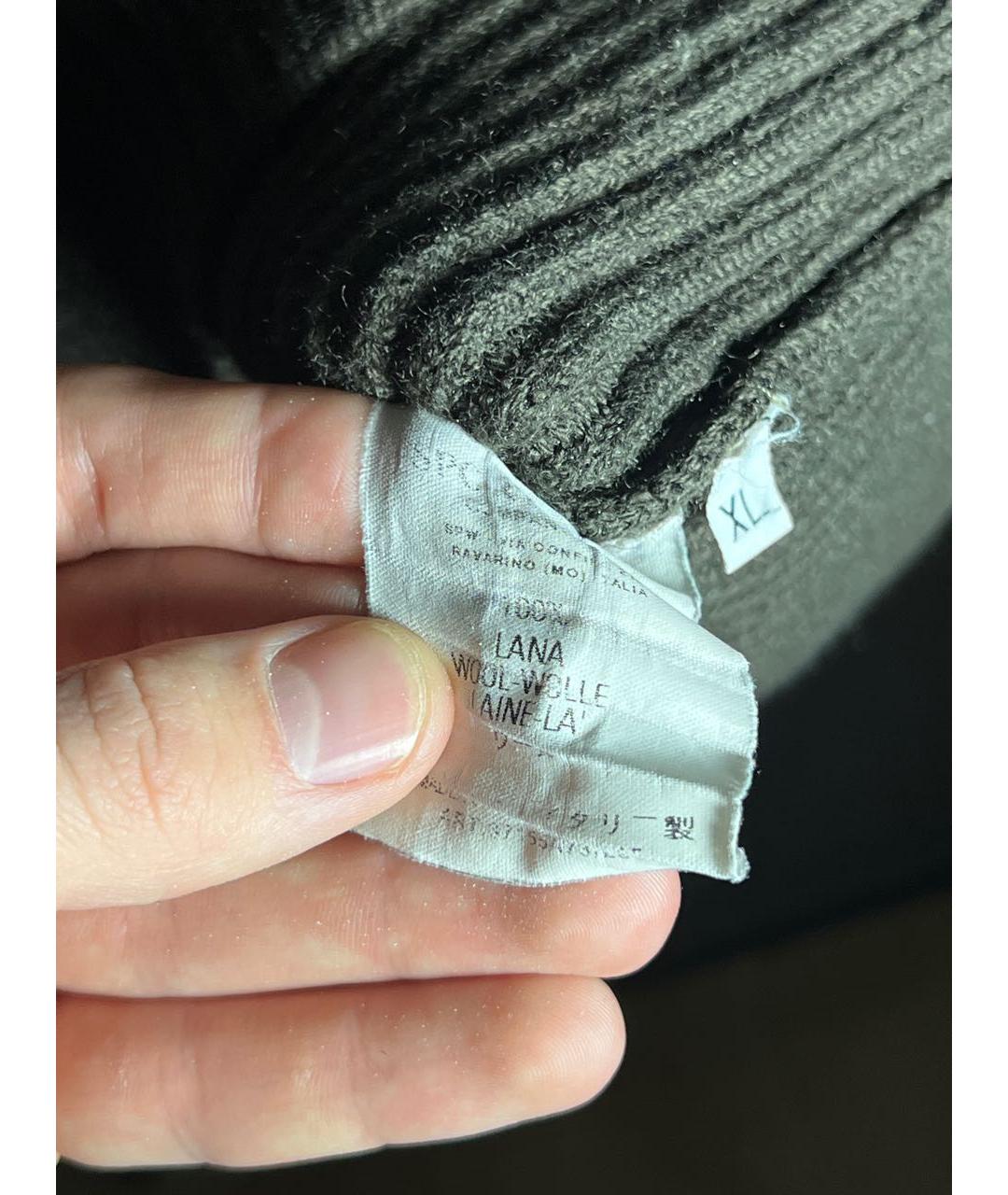 STONE ISLAND Коричневый шерстяной джемпер / свитер, фото 4