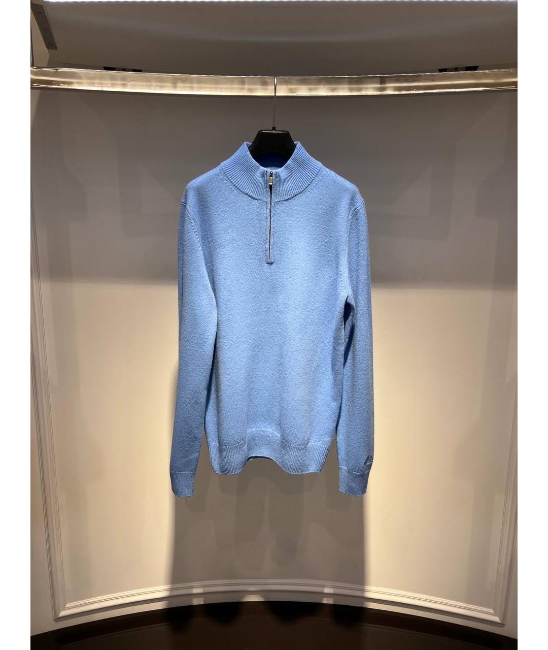 MC2 SAINT BARTH Голубой шерстяной джемпер / свитер, фото 3
