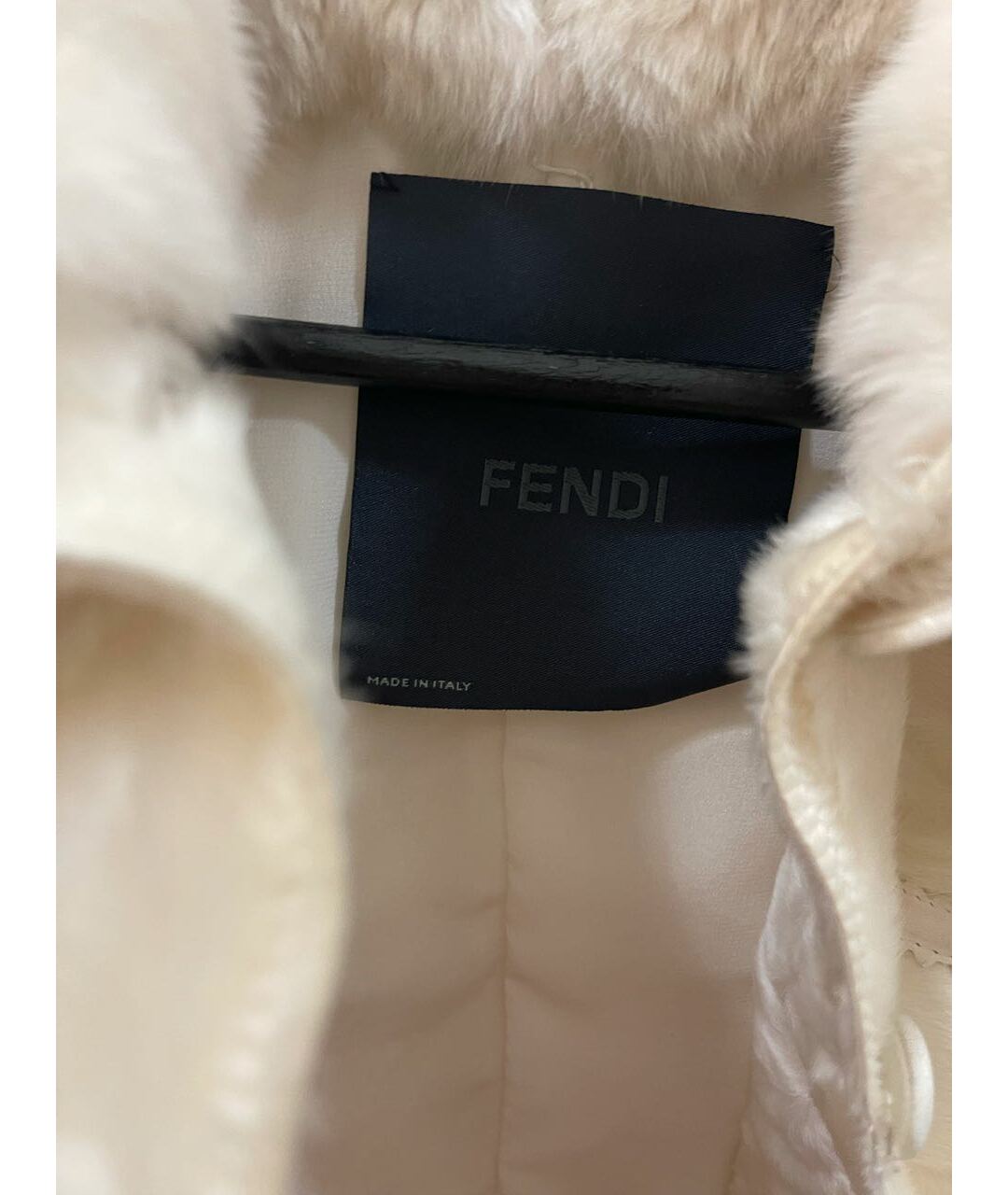 FENDI Бежевая дубленка, фото 3