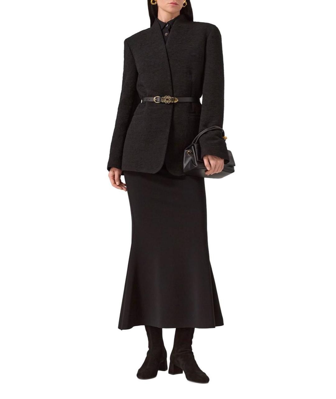 AQUAZZURA Черные замшевые ботильоны, фото 6