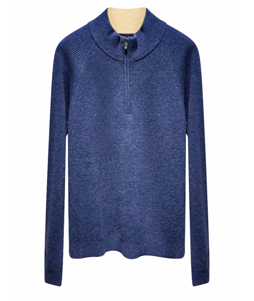 MC2 SAINT BARTH Темно-синий шерстяной джемпер / свитер, фото 1