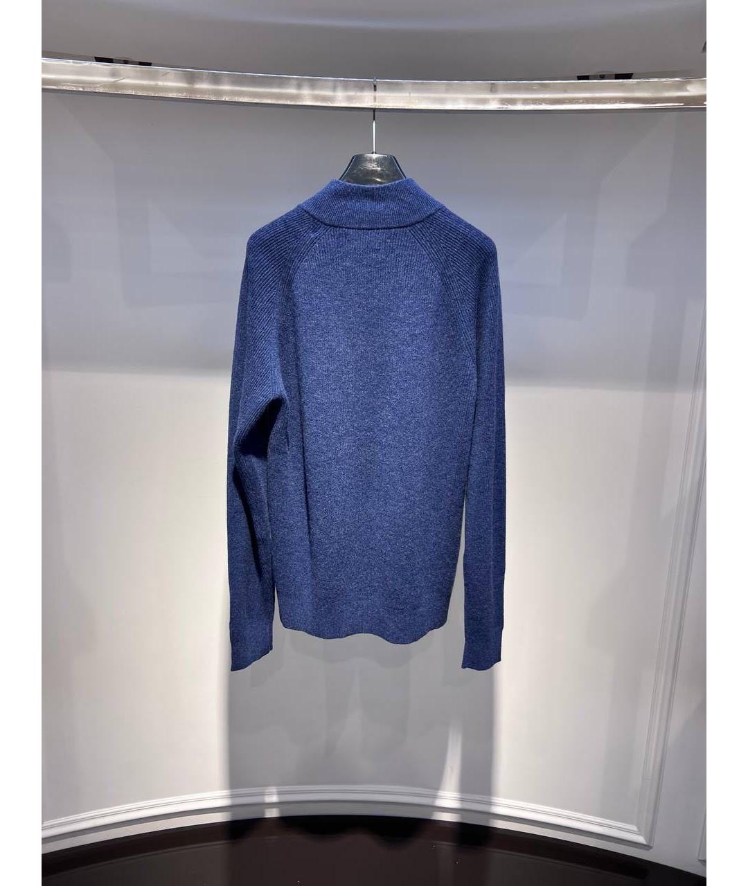 MC2 SAINT BARTH Темно-синий шерстяной джемпер / свитер, фото 2