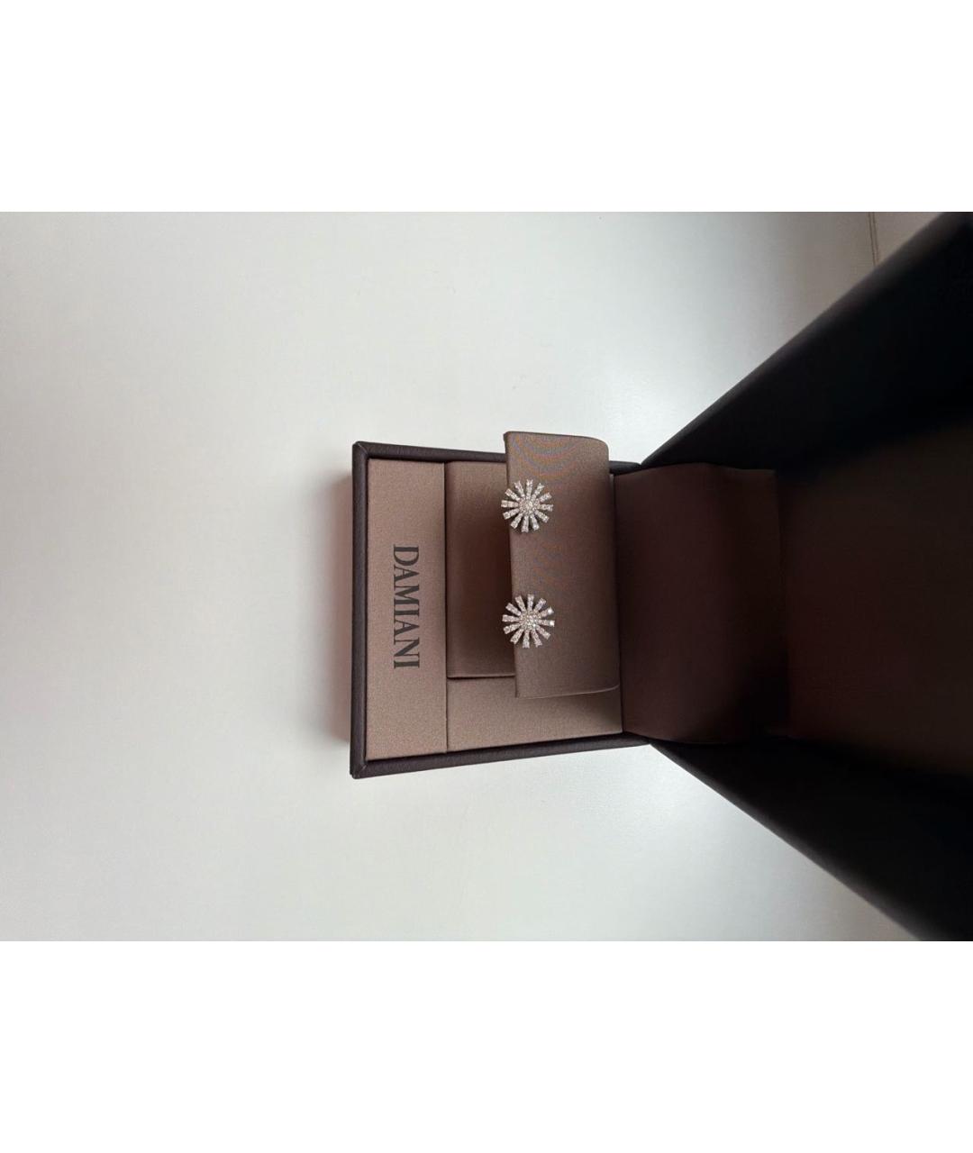 DAMIANI Серебряные серьги из белого золота, фото 8