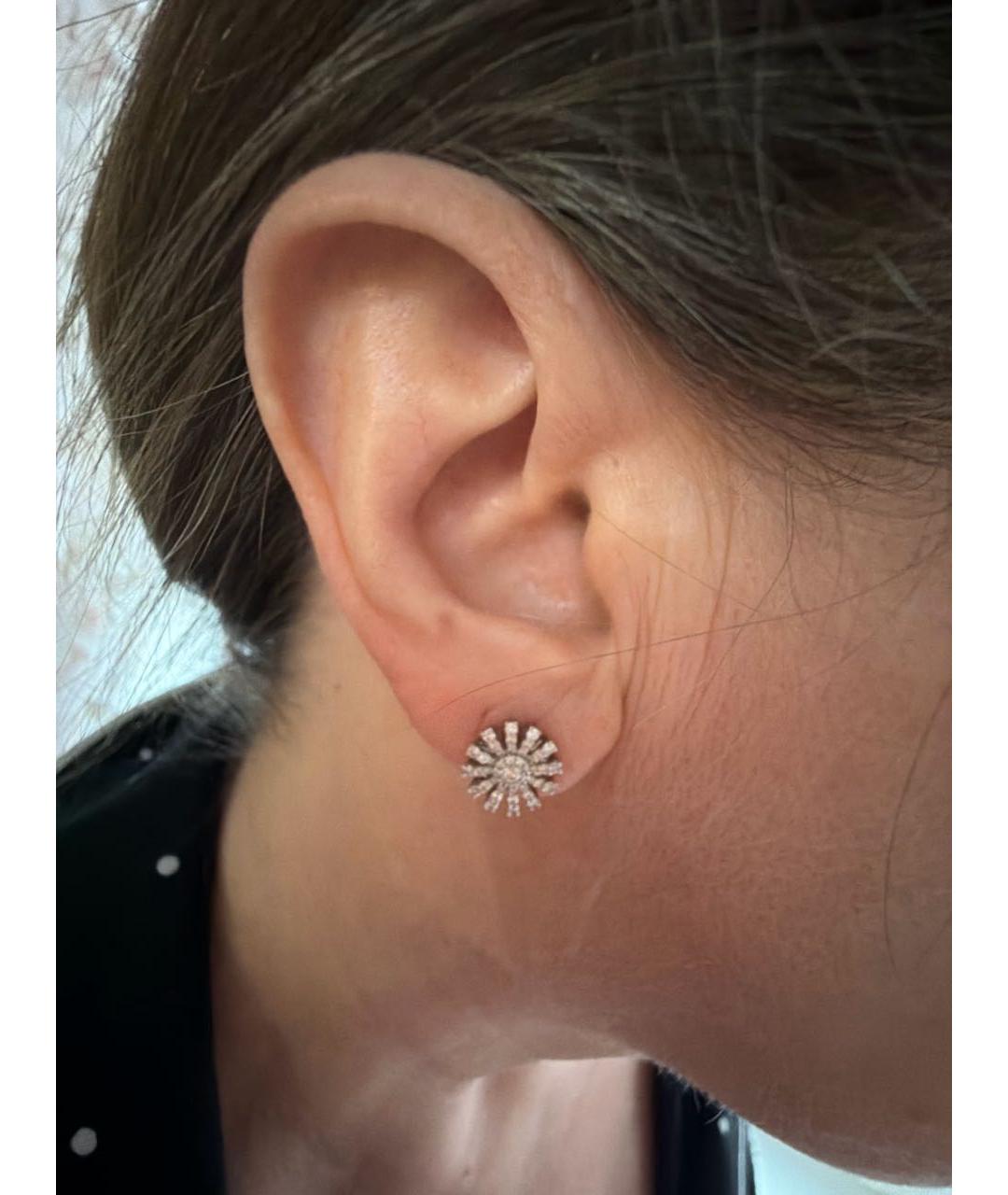 DAMIANI Серебряные серьги из белого золота, фото 4