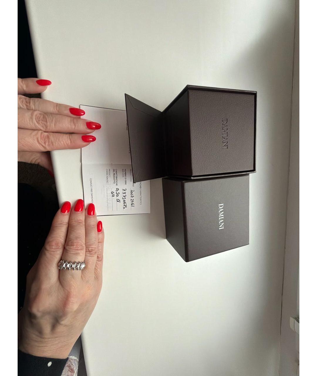 DAMIANI Серебряные серьги из белого золота, фото 5