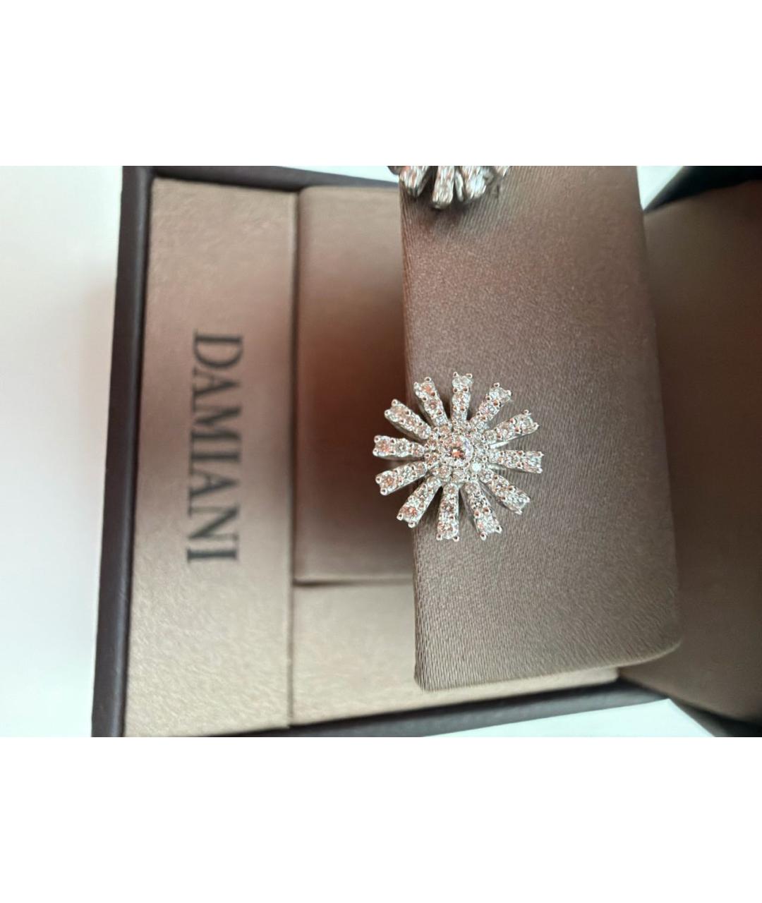 DAMIANI Серебряные серьги из белого золота, фото 2