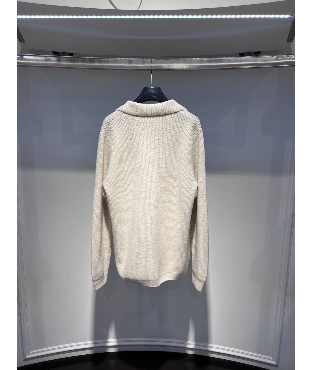 MC2 SAINT BARTH Бежевый шерстяной кардиган, фото 2