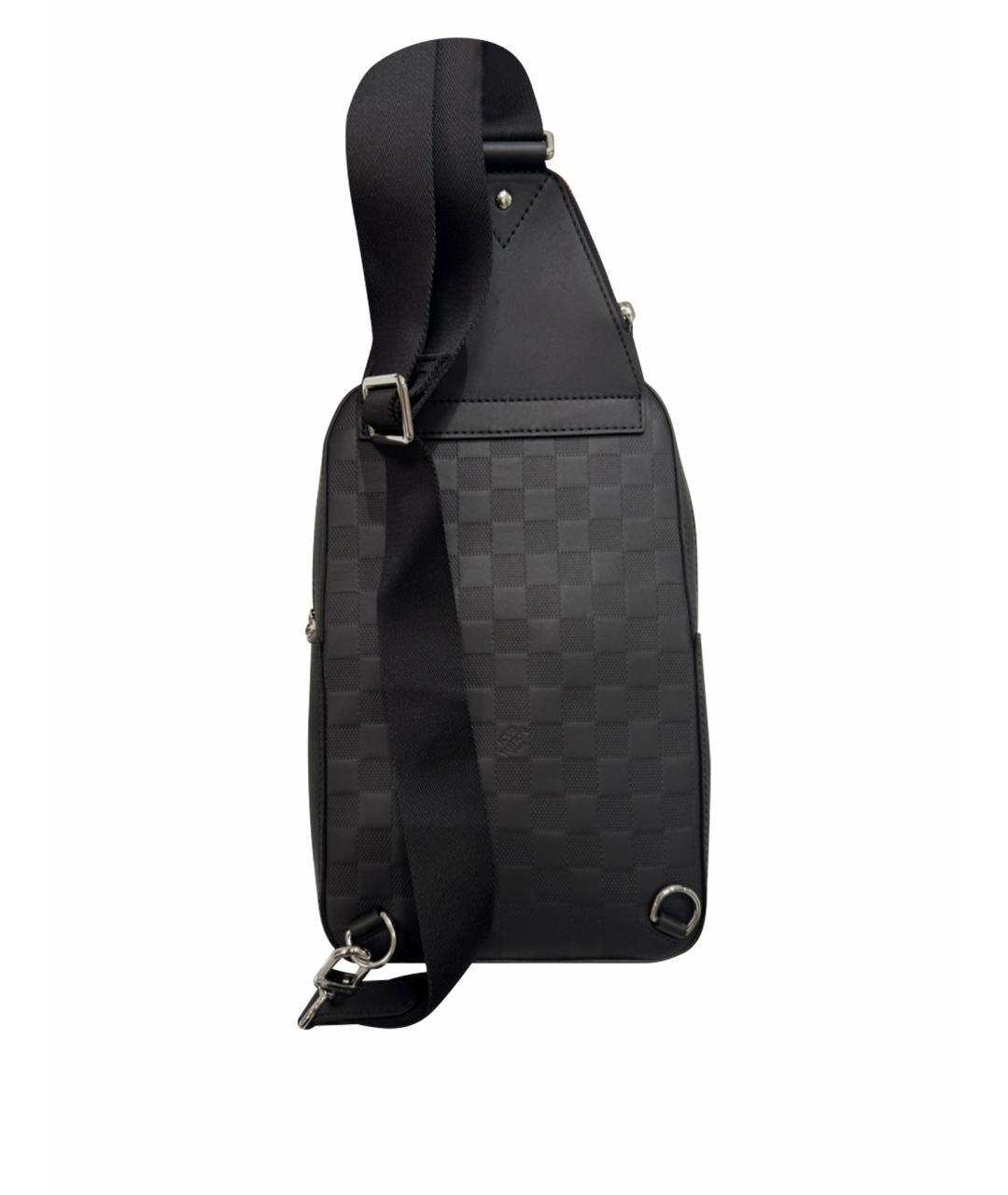 LOUIS VUITTON Черная поясная сумка, фото 1