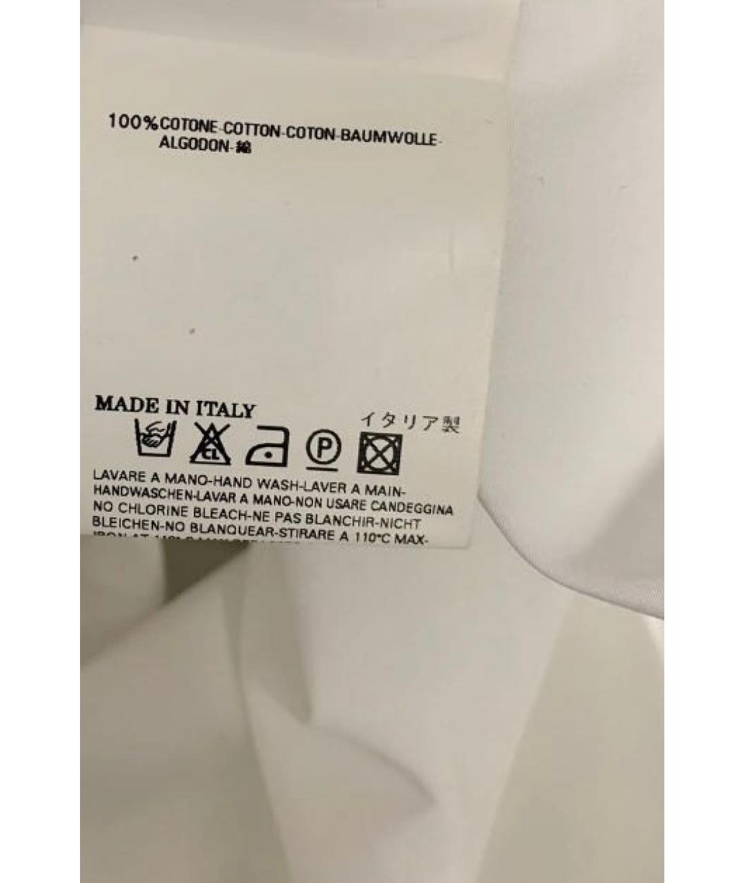 DSQUARED2 Белая хлопковая рубашка, фото 8