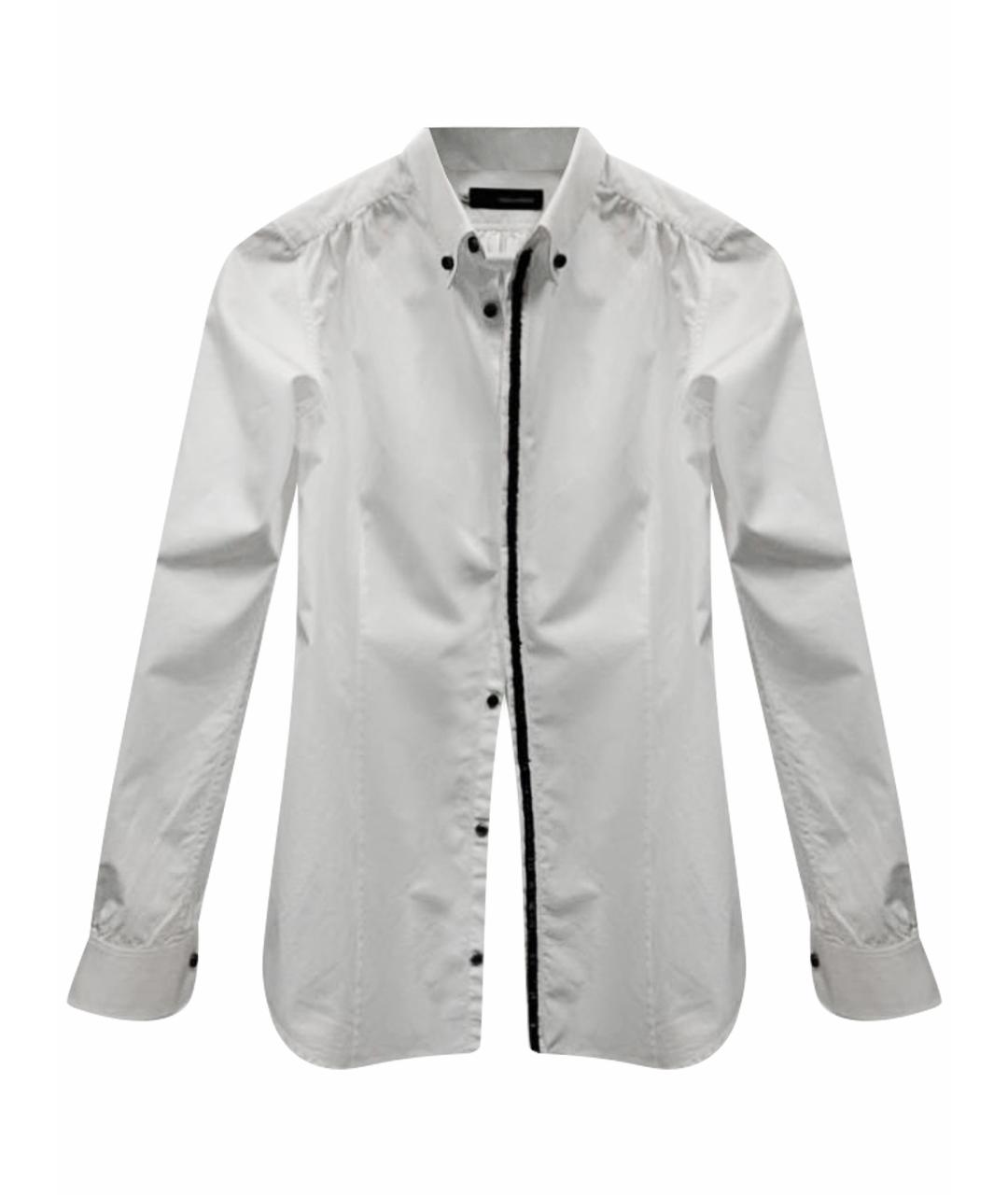 DSQUARED2 Белая хлопковая рубашка, фото 1