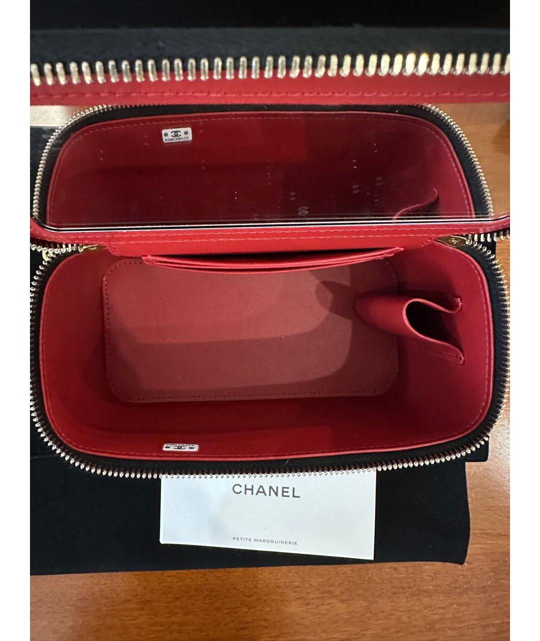 CHANEL Черная кожаная сумка через плечо, фото 4