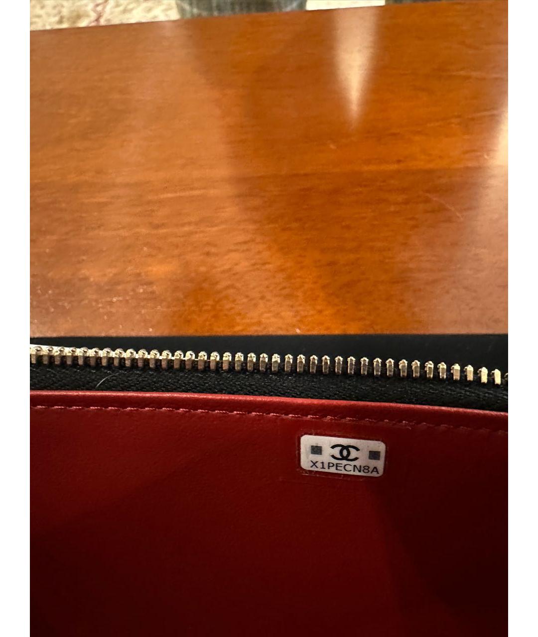 CHANEL Черная кожаная сумка через плечо, фото 5