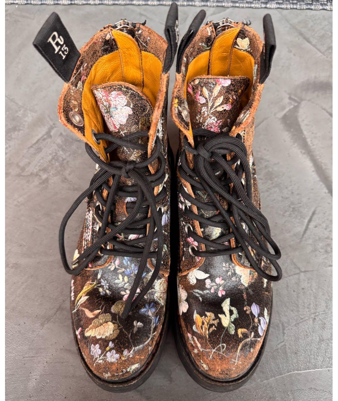 R13 Мульти кожаные ботинки, фото 3