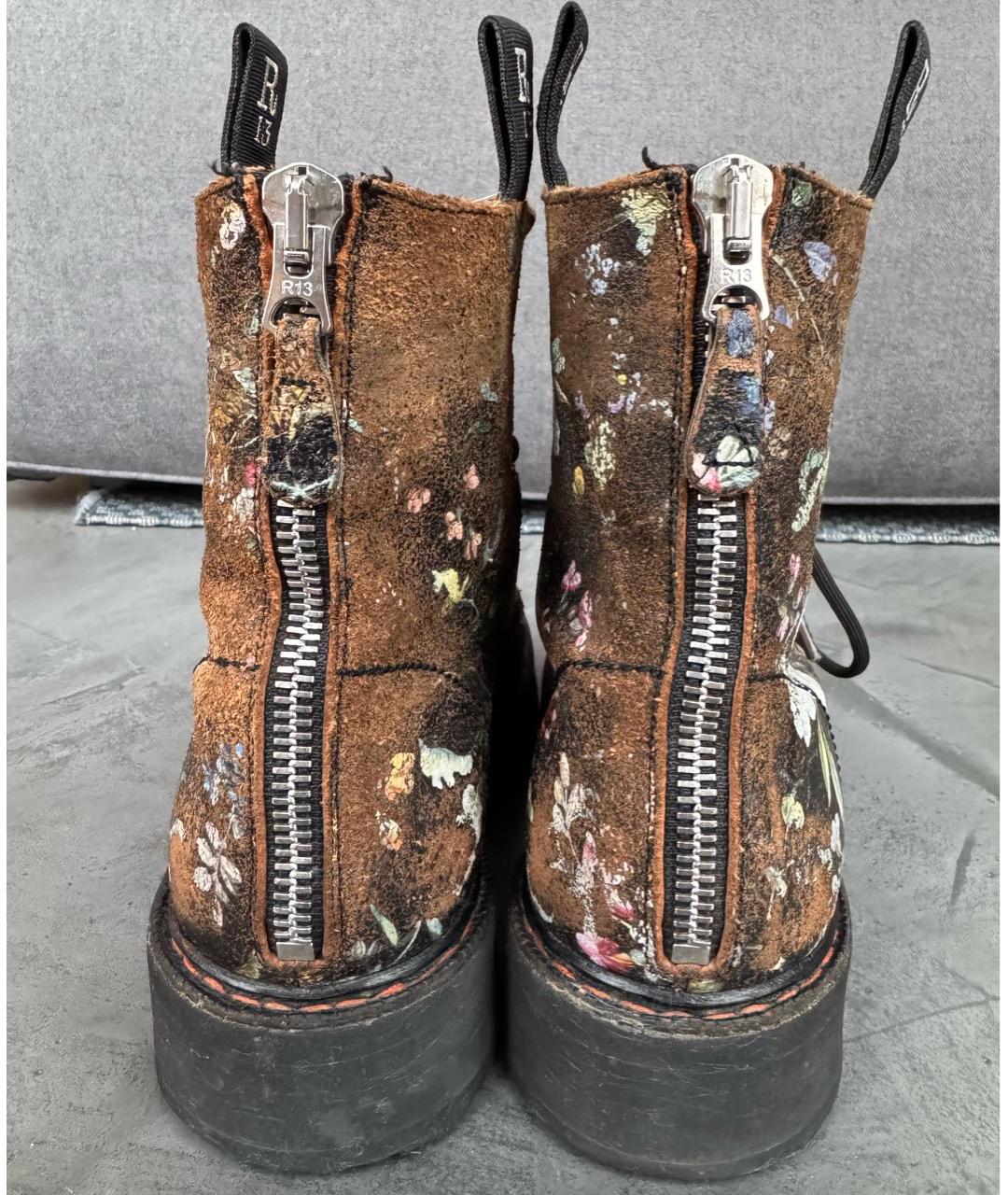 R13 Мульти кожаные ботинки, фото 4