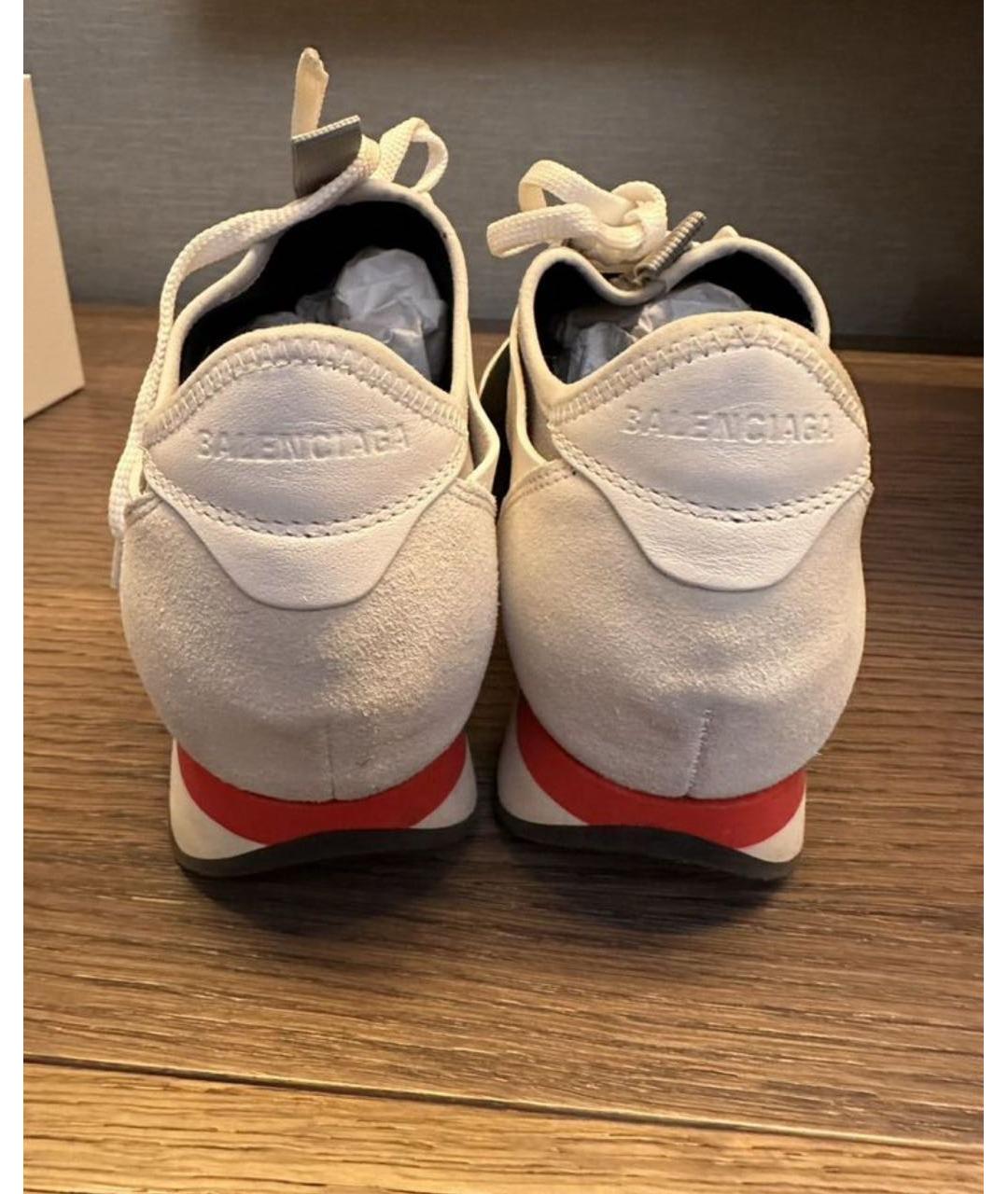 BALENCIAGA Белые кроссовки, фото 3