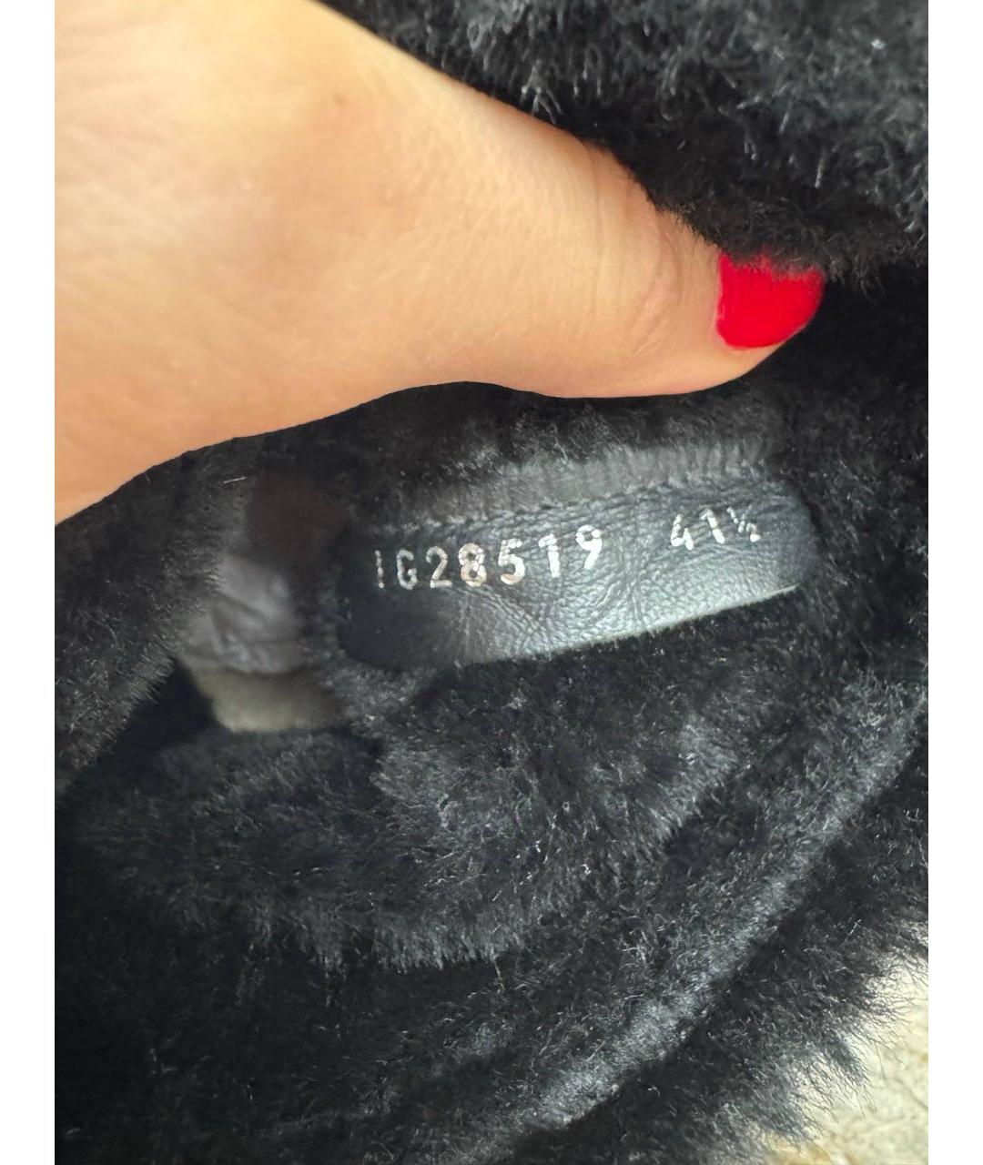 CHANEL Черные кожаные ботинки, фото 6