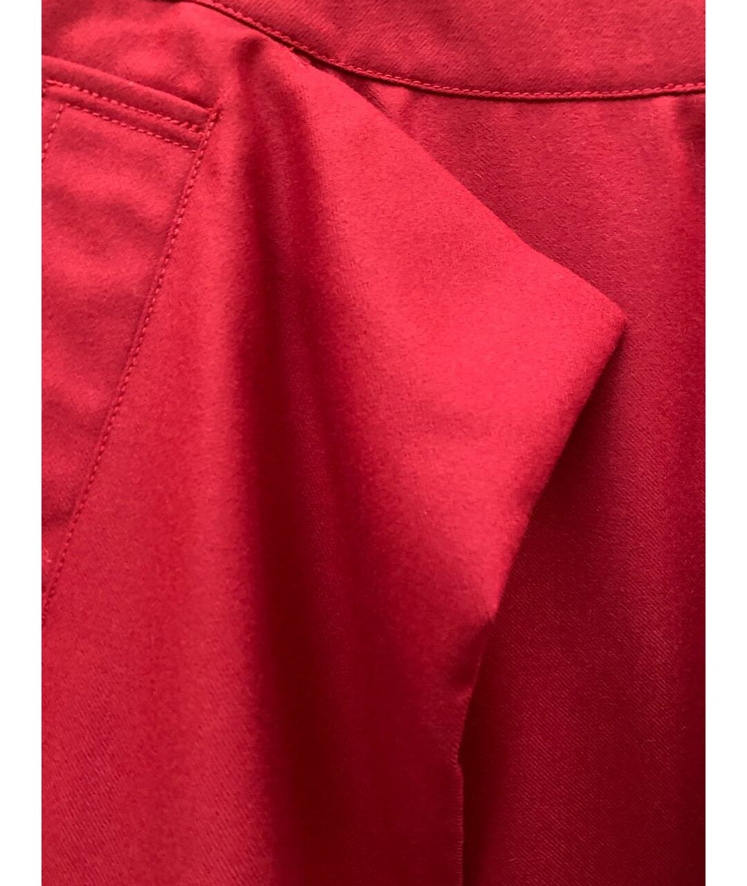 VIVIENNE WESTWOOD VINTAGE Красная шерстяная юбка мини, фото 4