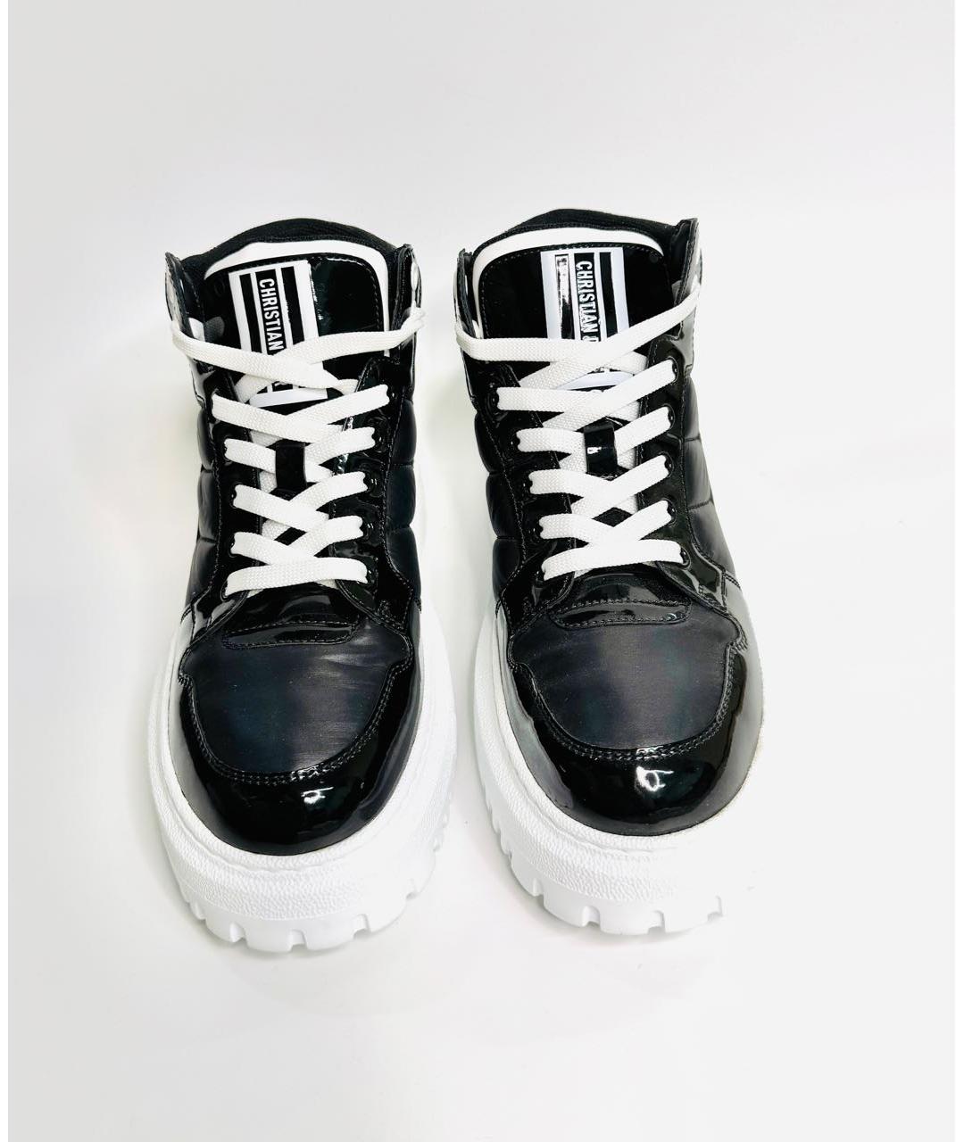 CHRISTIAN DIOR Черные текстильные кроссовки, фото 2