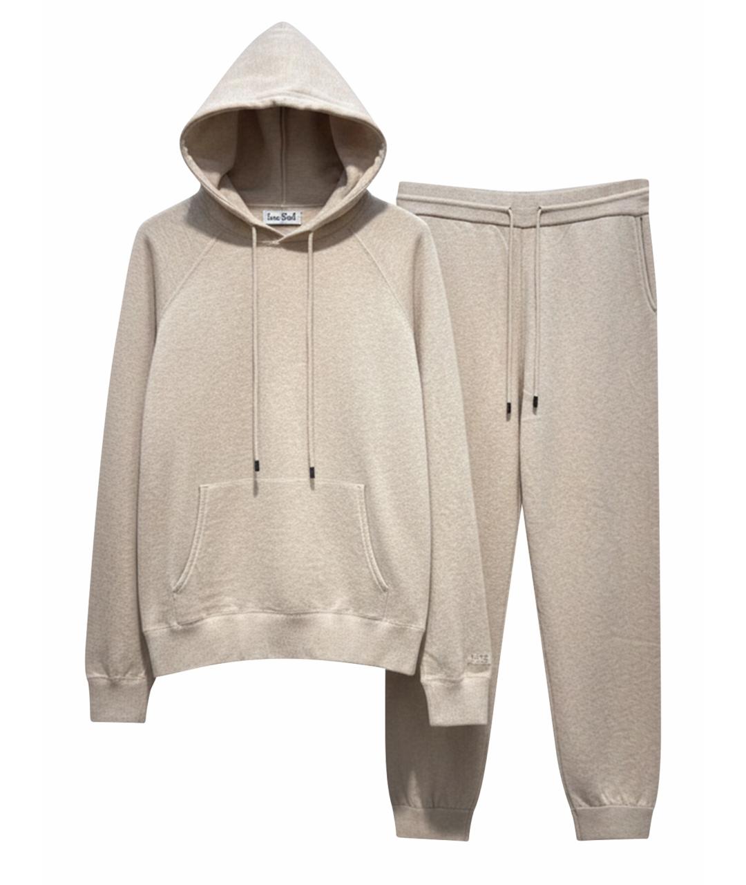 MC2 SAINT BARTH Бежевый шерстяной спортивный костюм, фото 1