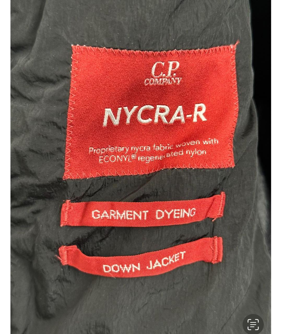 CP COMPANY Черный синтетический пуховик, фото 3