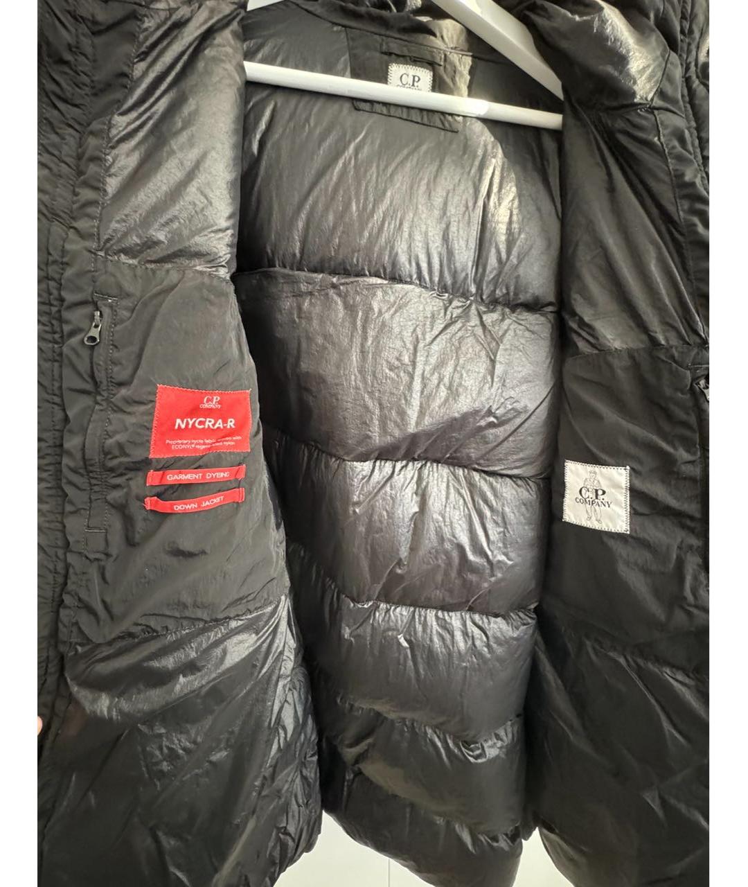 CP COMPANY Черный синтетический пуховик, фото 4