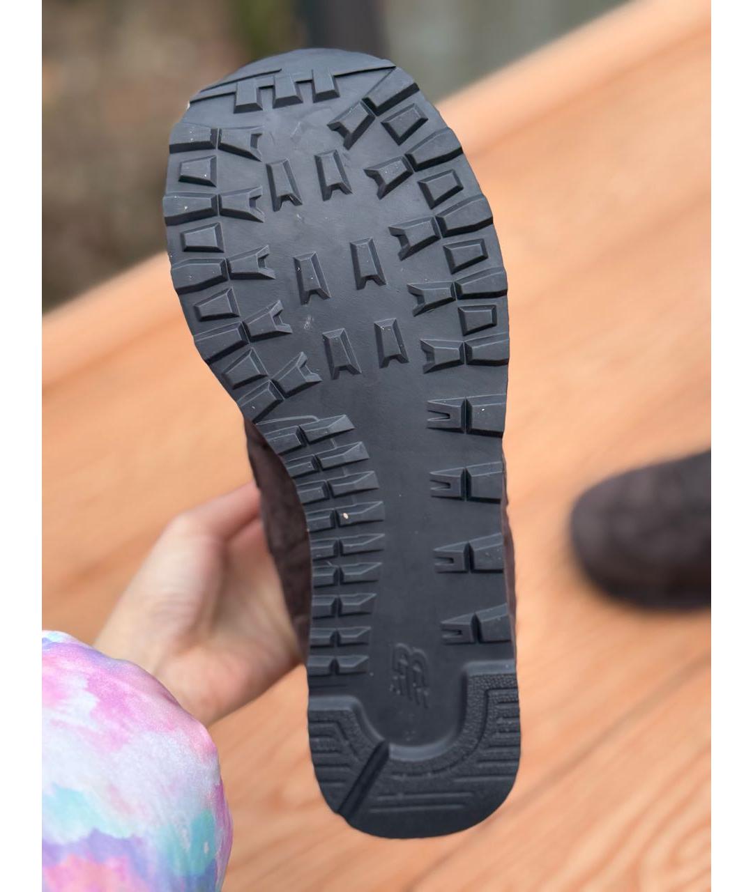 STONE ISLAND Коричневые замшевые низкие кроссовки / кеды, фото 7