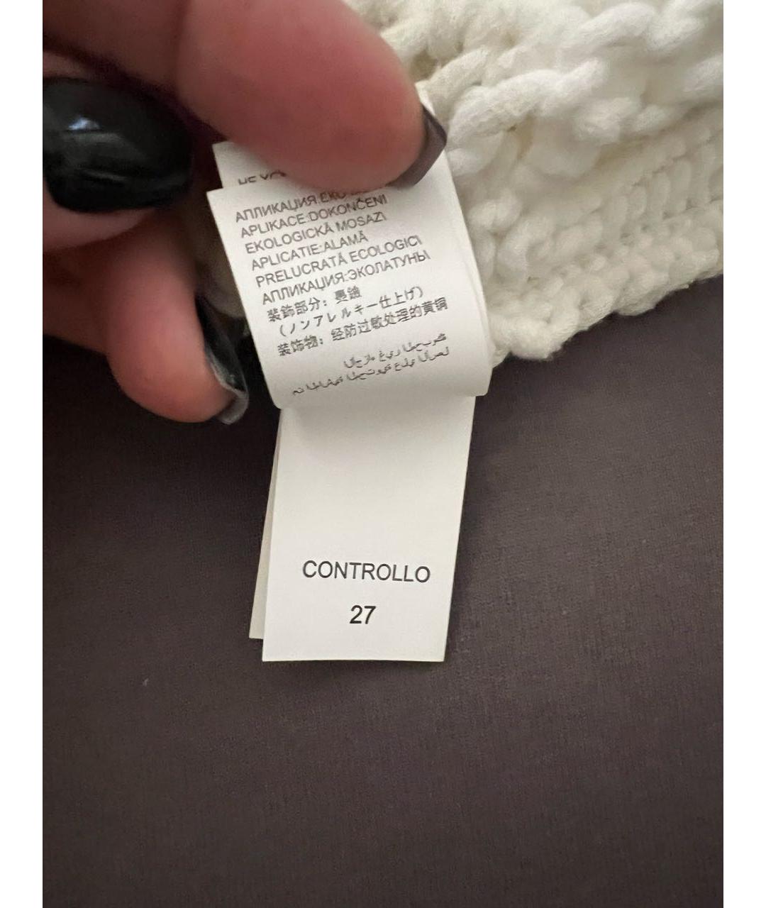 BRUNELLO CUCINELLI Белый хлопковый джемпер / свитер, фото 7