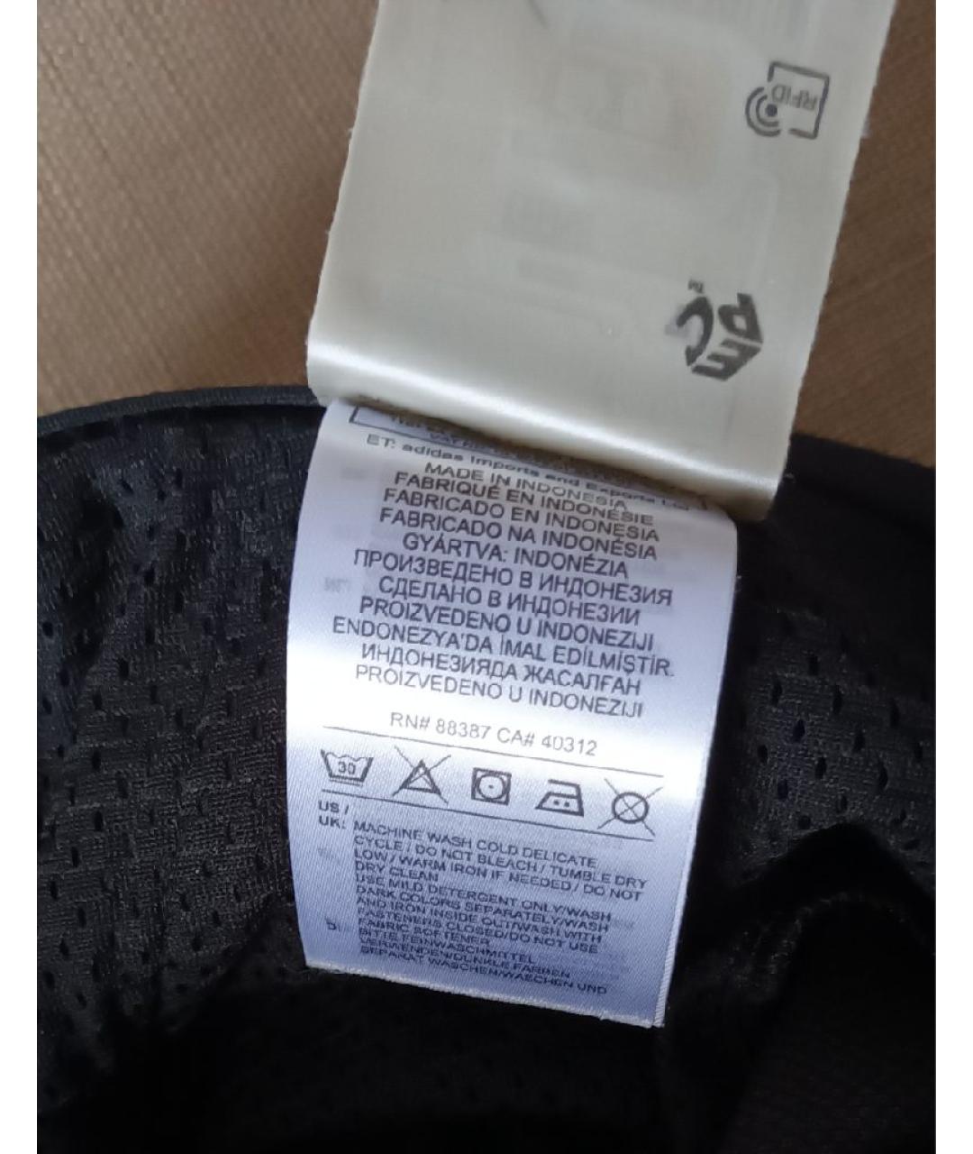 ADIDAS Антрацитовые хлопковые спортивные брюки и шорты, фото 6