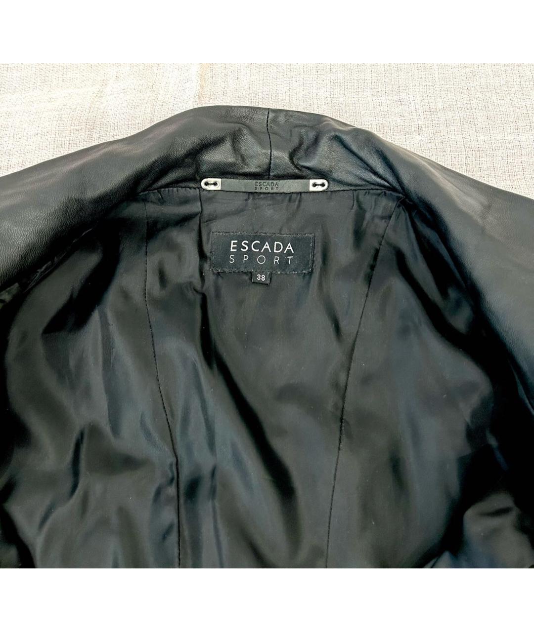 ESCADA Черное шерстяное пальто, фото 2